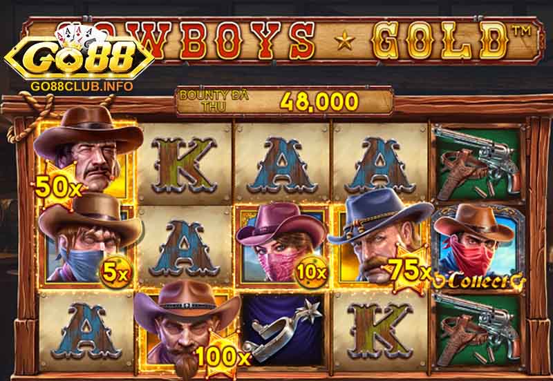 Cách chơi Hũ Cowboy Gold